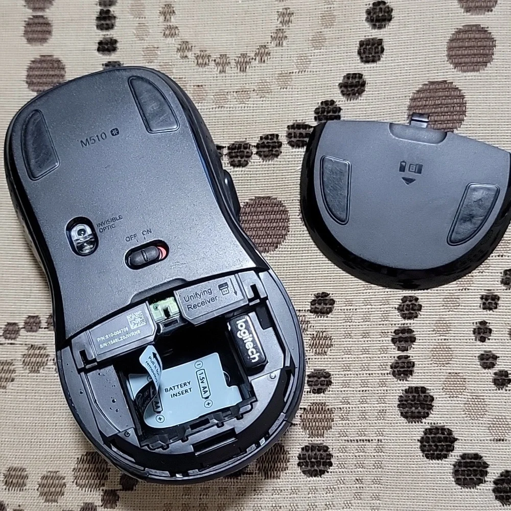 Logitech M510 Wireless Computer Laptop Travel Mouse